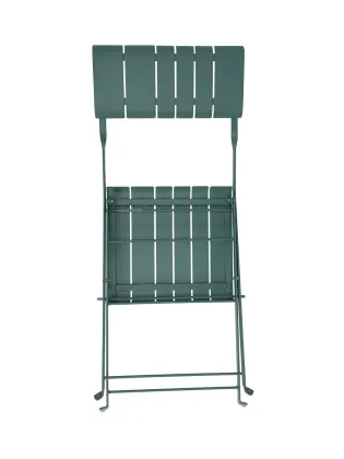Outdoor Metal Folding Slatted Chair