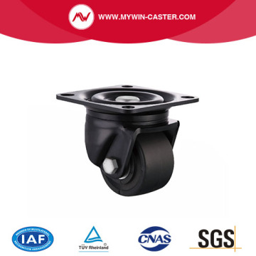 Medium Heavy Duty Nylon Plate Swivel Low Gravity Caster Wheel