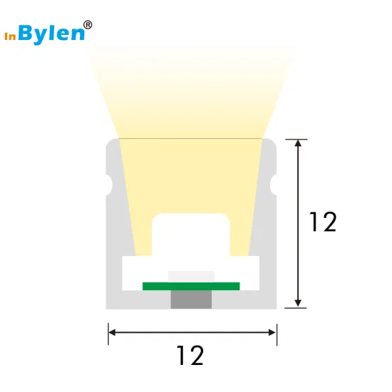 12x12mm 1212 RGB Top Tiras Neon Flex DC 24V Silicone Extrusion IP67 Waterproof LED Strip