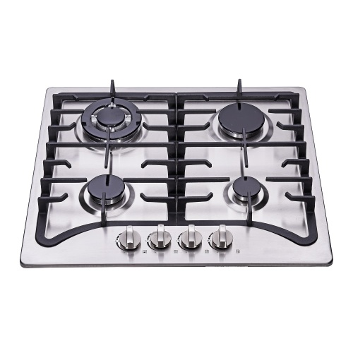 4 Burners Stainless Steel Cast Iron Gas Stove