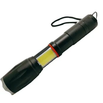 Best Selling Adjustable Focal Length Rechargeable COB LED Flashlight