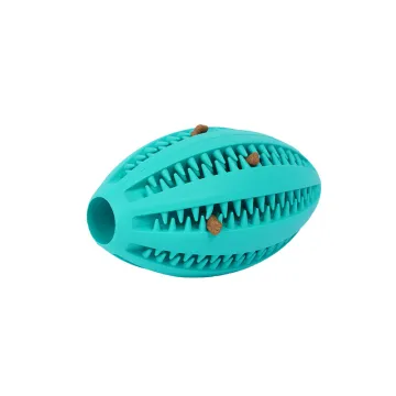 Natural Rubber Dog Chew Ball - Teeth Cleaning Toy