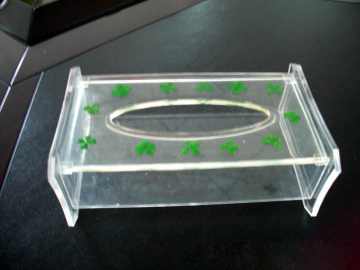 acrylic tissue box tissue box toilet tissue holder QCY-TB-9