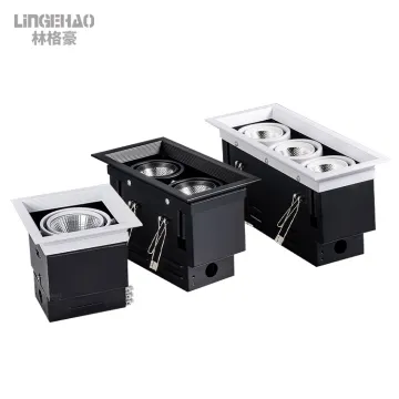 New Design Round 7/12/20W LED COB Downlight Cut Out Led Downlight for Indoor Dimmable Recessed Adjustable Black Luminous White