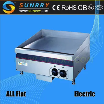Commercial griddle with square flat griddle frying pan (SY-GR406C SUNRRY)