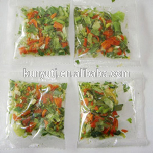 Dried vegetable for instant noodle