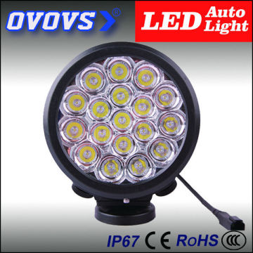 OVOVS black/red rings 7inch car driving lighting accessories 4x4 auto parts
