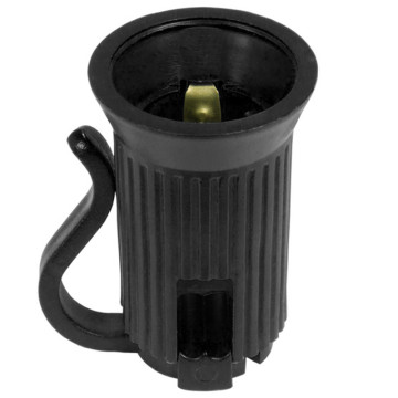 Durable Green C9 E17 Plastic Socket for Outdoor Christmas Lights