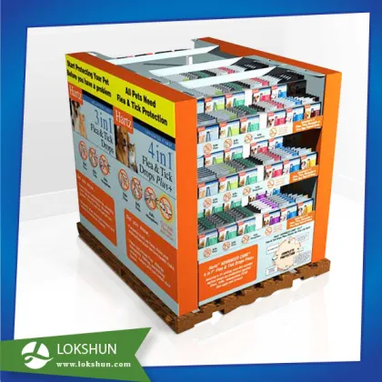 Attractive New Design Corrugated Oreo Cookies Supermarket Pallet Display