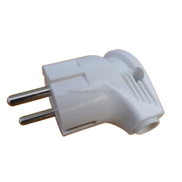 European Plug P8054 Round 2 Pin Grounding