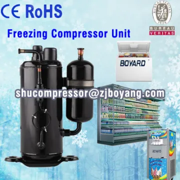 Rotary Compressor Refrigeration Compressor For Cold Rooms supermarket cabinet display showcase