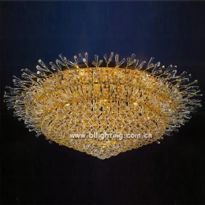 Classic style big crystal foyer chandelier
