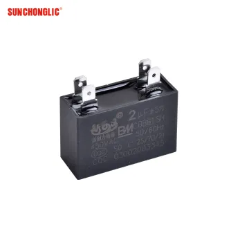 Sunchonglic High Quality CBB61 2UF Air Conditioner Capacitor