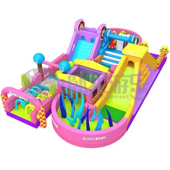 China factory supply inflatable obstacle course jumper
