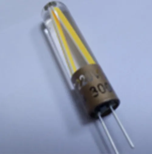 12VAC/DC 2w 200Lm 6500K g4 filament led lamp