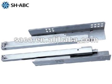 Partial extension push-open undermount slide