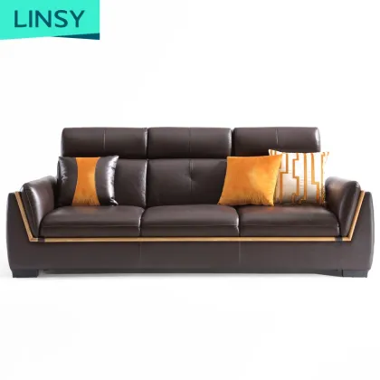Linsy Upholstered Modern Leather Sofa Bed