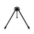 1/4 tiró el agujero Mini Portable Tripod Black