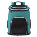 Collapsible Top Opening Ventilated Mesh Pet Backpack