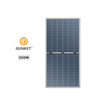 Bifacial 태양 전지 패널 모노 450W 500W 600W.