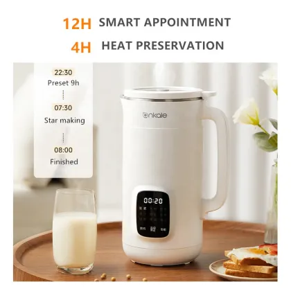 Modern Soybean Milk Machine with 12 Blades - Efficient Oat Milk Maker