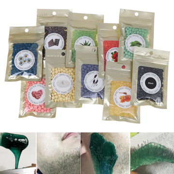 1 Bag Depilatory Wax 25g Hot Film Hard Wax Beans Pellet Waxing Beauty Bikini Hair Removal Bean for All Types Skin