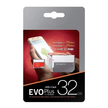 Carte Micro SD à haute vitesse C10 U3 - 8 Go à 256 Go pour Samsung