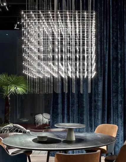 Luxury Indoor Decoration Crystal Chandelier Pendant Light