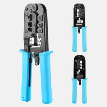 3-in-1 Multifunction Modular Crimping Tool (8P/6P/4P Cable Crimp Tools)