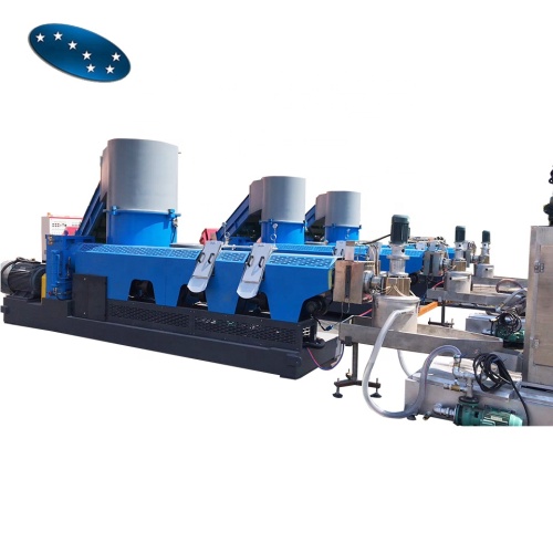 Plastic multi-layer PET printing film pelletizing machine