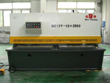 QC12Y-12x2500 hydraulic shearing machine