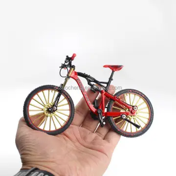 DIY Assembled Metal Miniature Mountain Bike: 1:10 Scale Diecast Toy Model