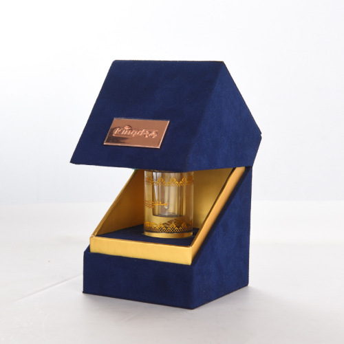 Scatola di profumo di colore blu navy di alta classe