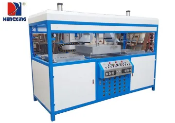 Double stations plastic packaging blister forming machine