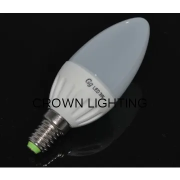 E14 3W Candle Shaped Energy Saving Light Bulbs