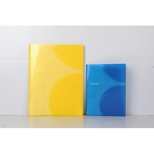 Clear identification brilliant color file folders