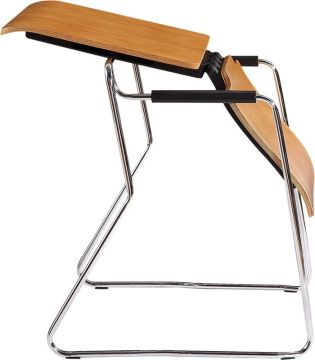 Modern School Classroom Chair with Writing Pad - SD-S-023