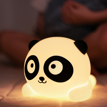 Hochwertiges süßes Panda-Nachtlicht: Weiche Silikon-LED-Lampe für Kinderzimmer und Kindergarten