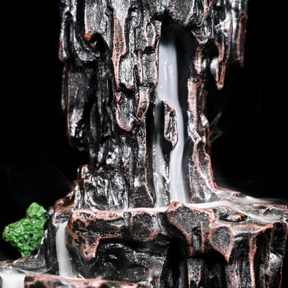 Indoor Agarwood Sandalwood Incense Burner with Waterfall Design