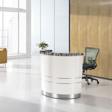 Office small nail salon round reception desk semi-circle IE113