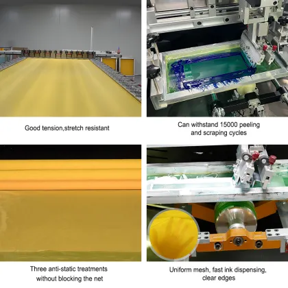 Silkscreen Mesh for Screen Printing Machines