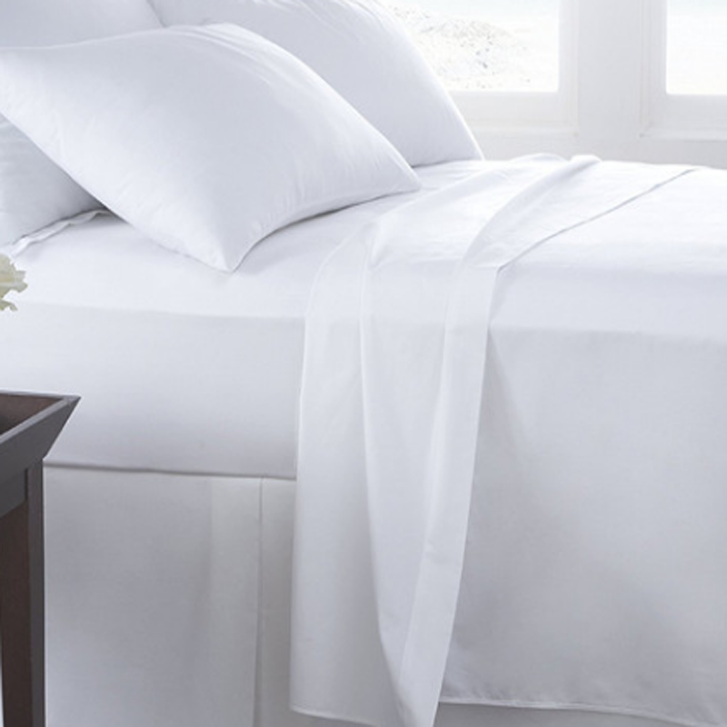 300TC Poly/cotton 25/75 Sateen Bed Sheets