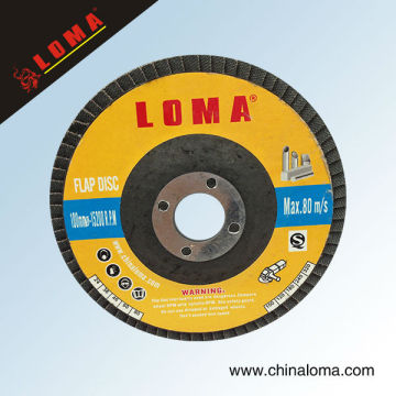 high quality red color flap disc 4inch-7inch