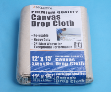 canvas dust cloth for painting 12*15