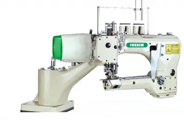 Direct drive 4 needle 6 thread feed-off-the-arm interlock sewing machine