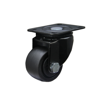 2 inch laadcapaciteit 500 kg nylon pp caster wielen met dubbele kogellager voor toepassingen met een lage zwaartekracht