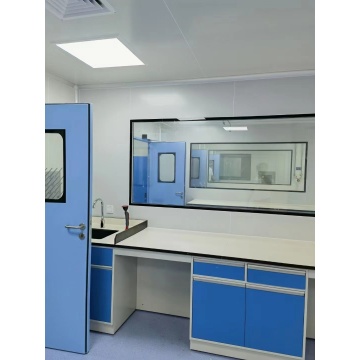 Laboratory steel frame window