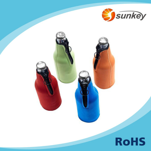 Neoprene Beer Bottle Jacket, Beer Bottle Coolers With Zipper, High