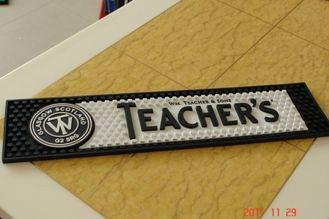 Eco friendly black square bar counter mat , personalised ba