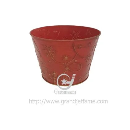 planter pot metal flower planter pot